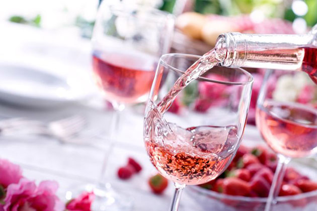 Рецепт розового вина